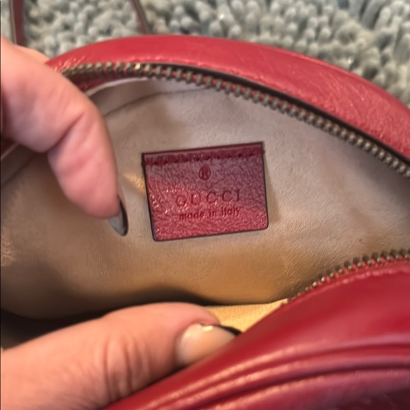 Gucci Handbags - Gucci Red Crossbody Bag